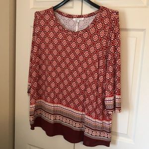 Rose + Olive Plus Medallion Top